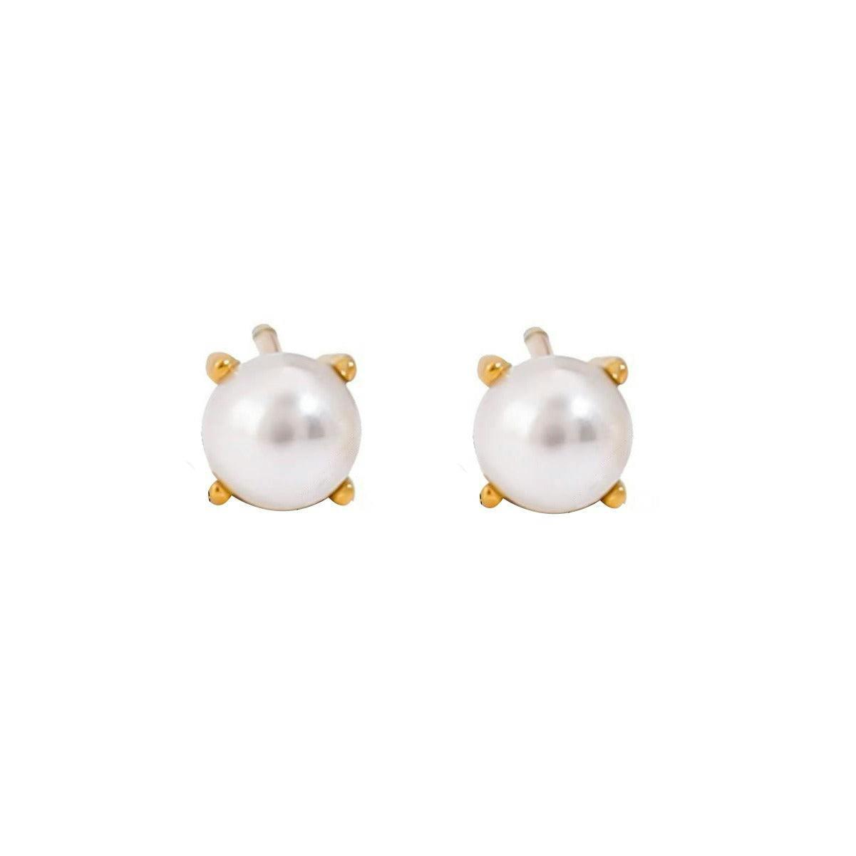 Salted Pearl Studs