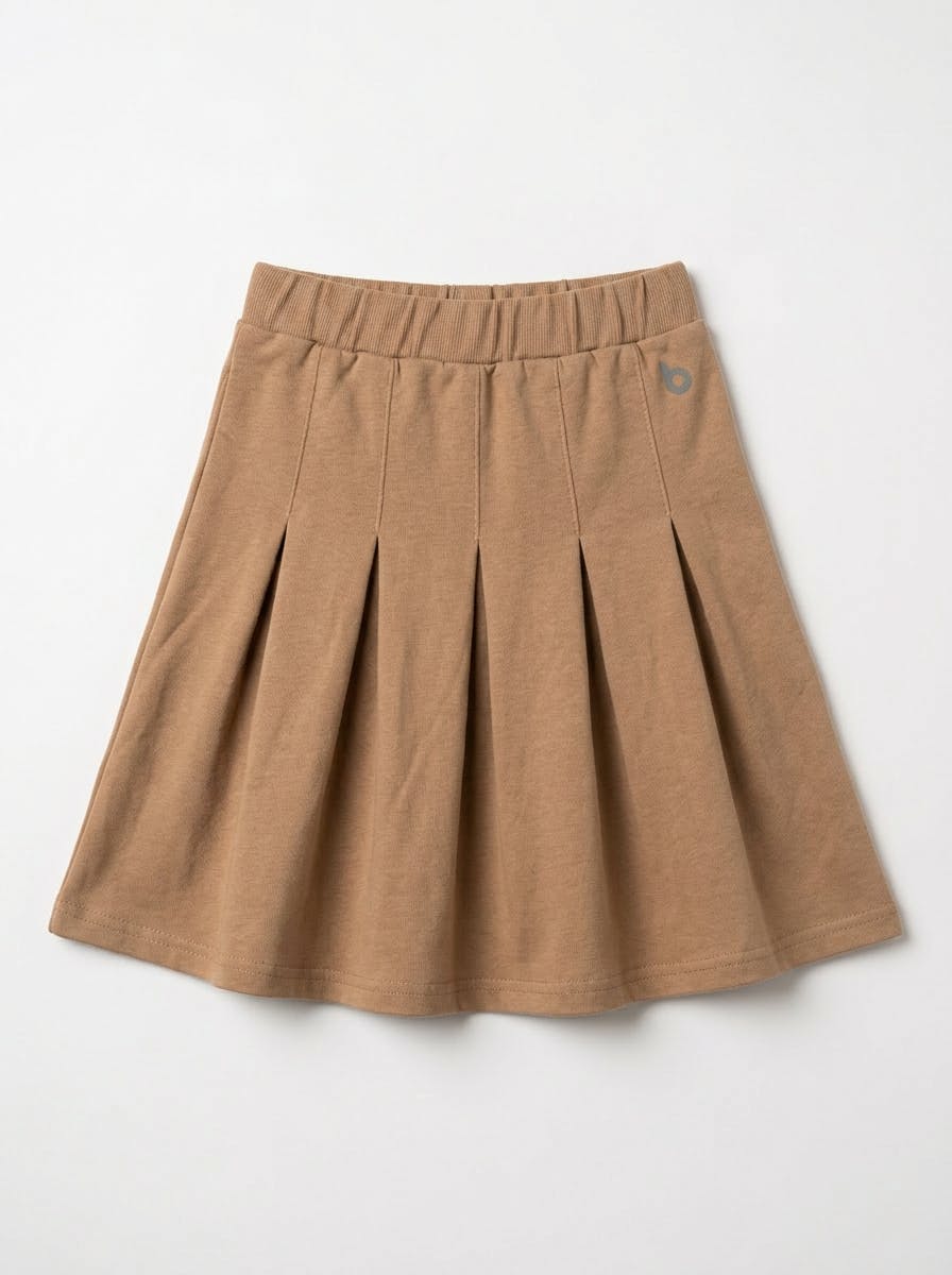 Pleated Sweat Skirt