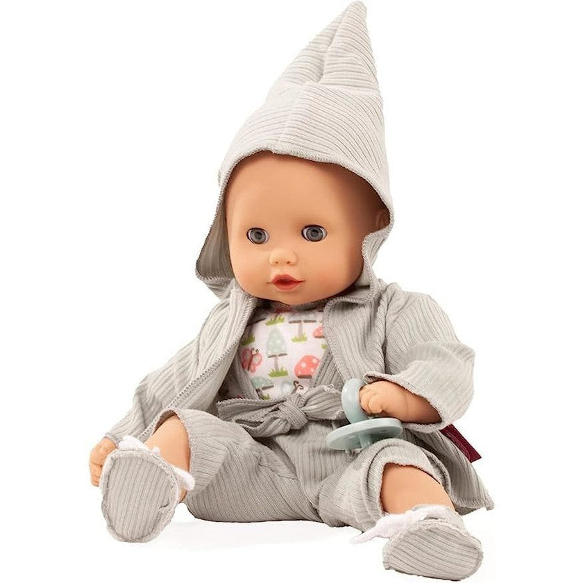 Muffin Lucky One 13" Bald Baby Doll with Blue Sleeping Eyes
