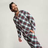 Portia Plaid Men's Luxe Pajama Pant Set