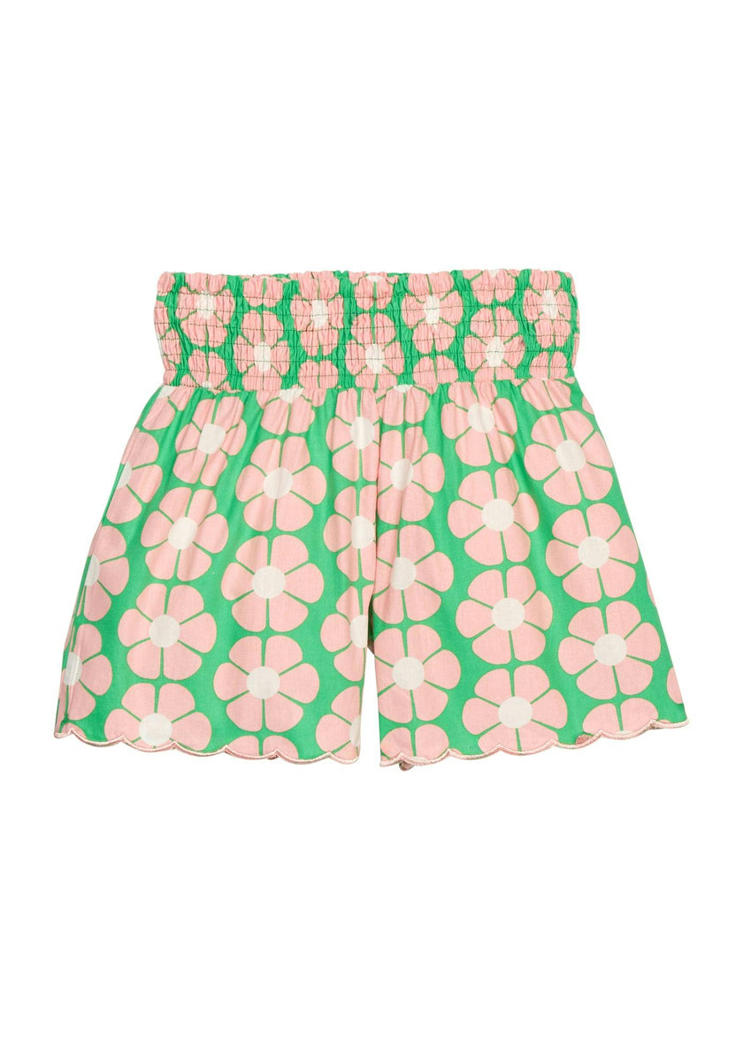 Shirred Shorts - Pimlico Punch