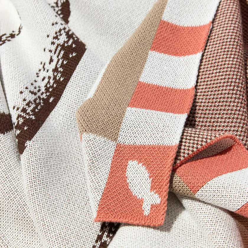 Lovebirds Knit Blanket