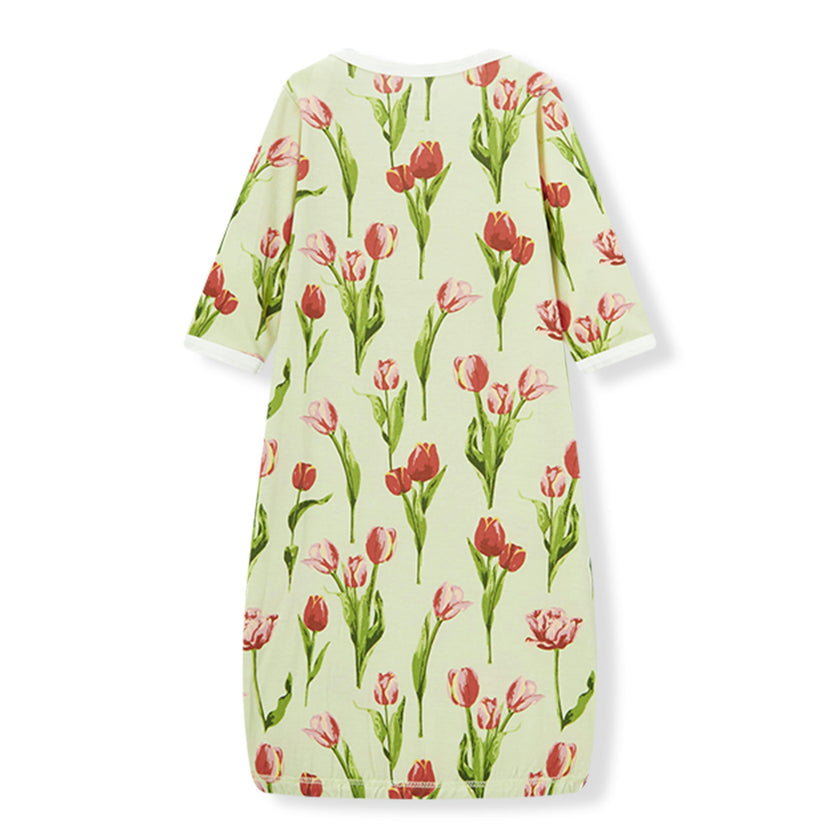 Tulip Luxe Stretch Newborn Gown & Hat Set