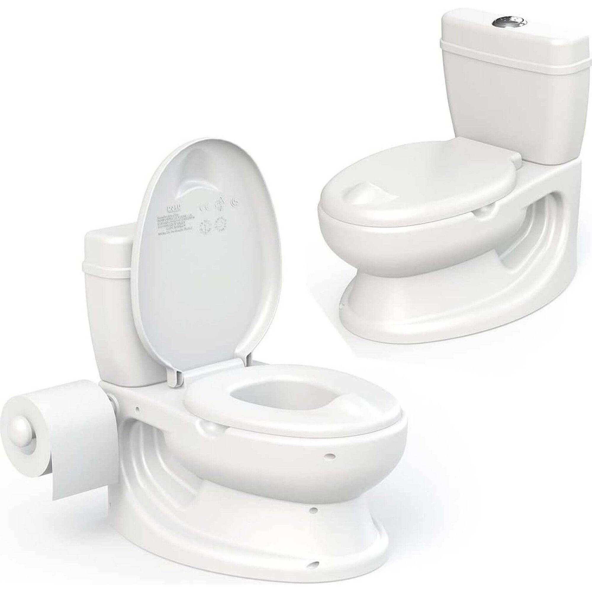 Educational Potty Training Toilet w/ Toilet Paper Holder