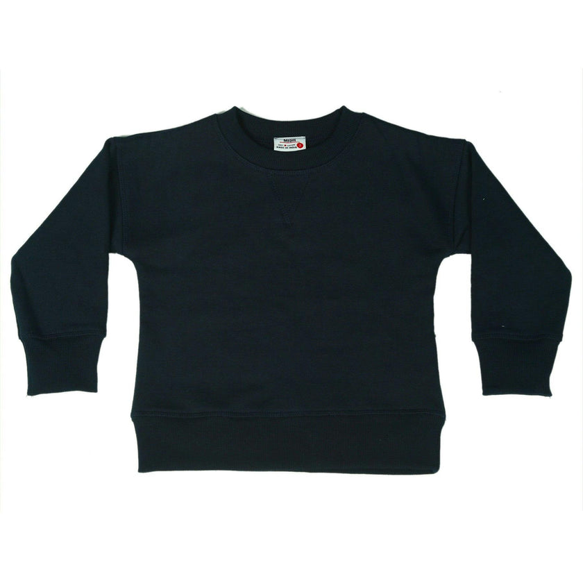 Kids Crew Neck Sweatshirt - Navy