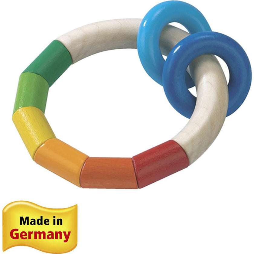 Kringelring Wooden Baby Rattle
