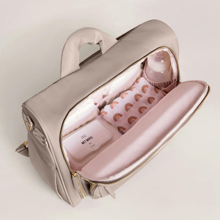 Satchel 14-Compartment Diaper Bag