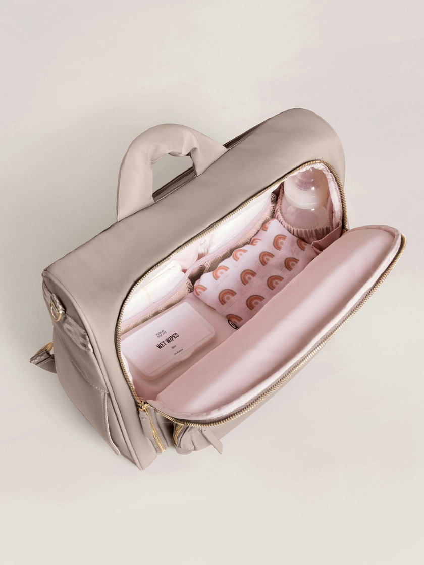 Satchel 14-Compartment Diaper Bag