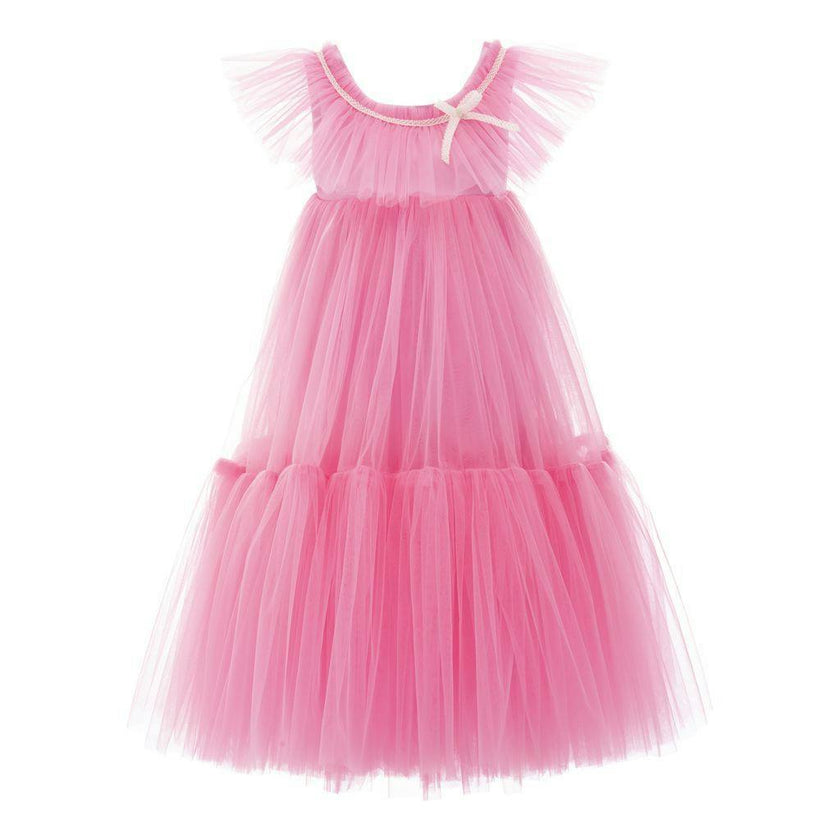 Pink Beckwith Ruffle Dress