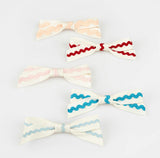 Ricrac Bow Hair Clips