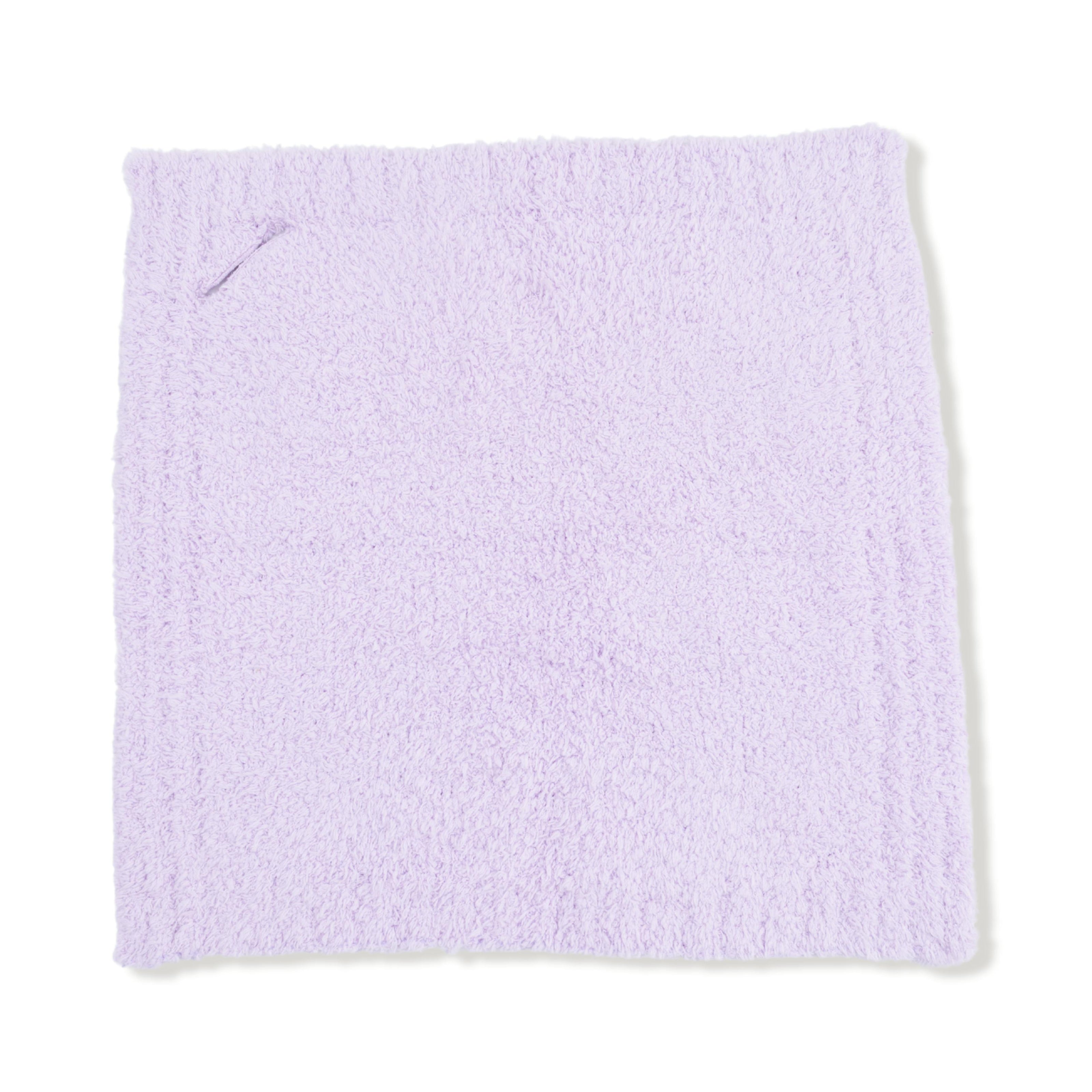 Chenille - Lavender Mini Chenille Pacifier Holder Blanket