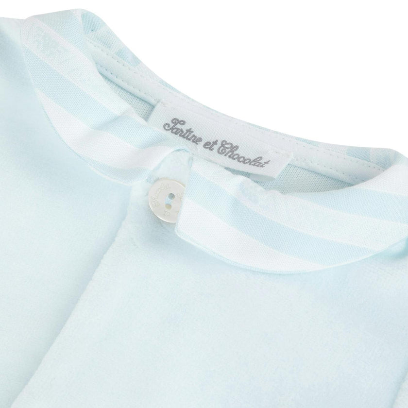 TARTINE ET CHOCOLAT Bunny Pocket Footed Pajamas