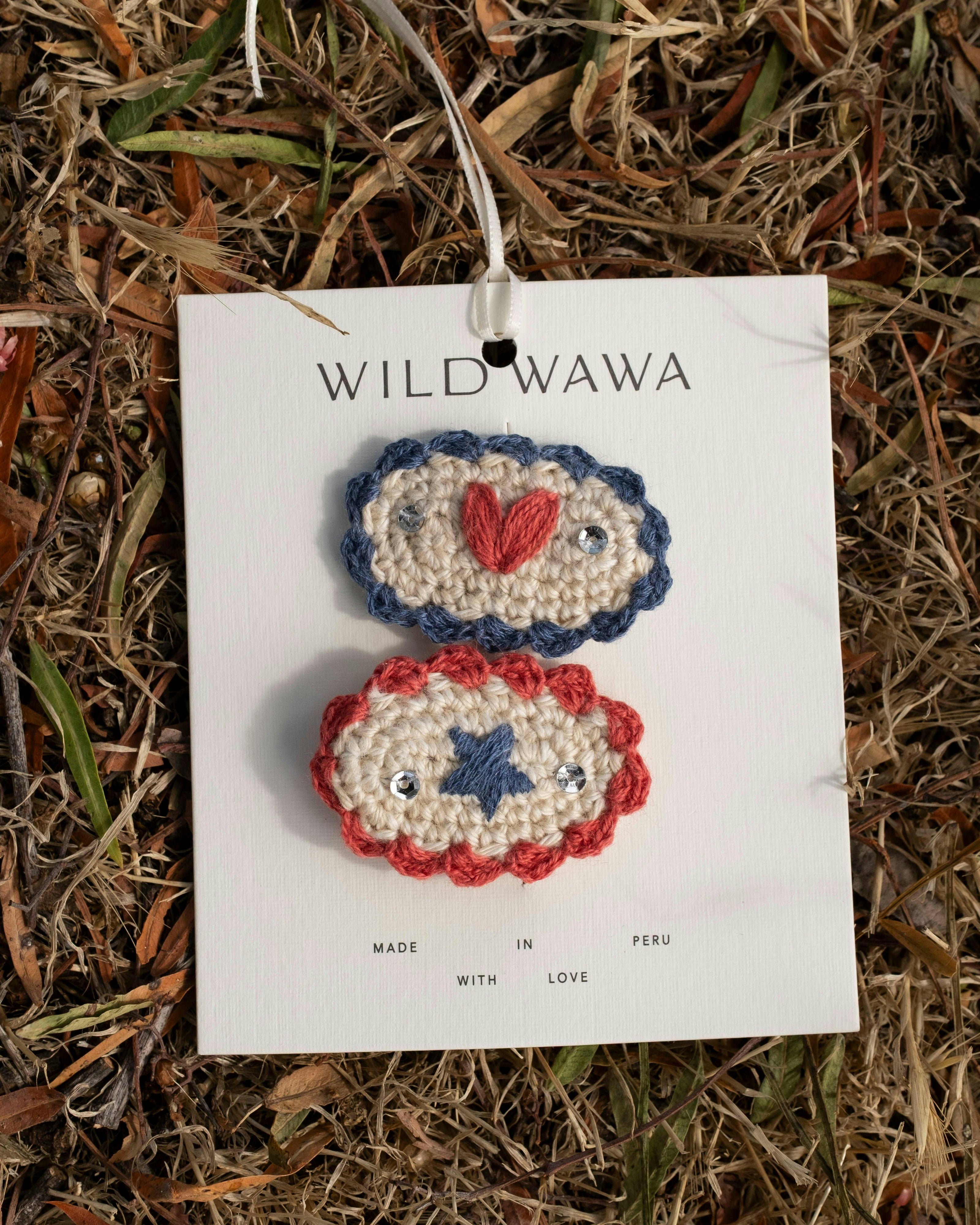 Crochet Clip Set in Très Rodeo