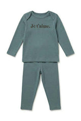 Je T'aime Print 2 Piece Set