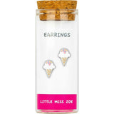 Sterling Ice Cream Earrings In A Bottle