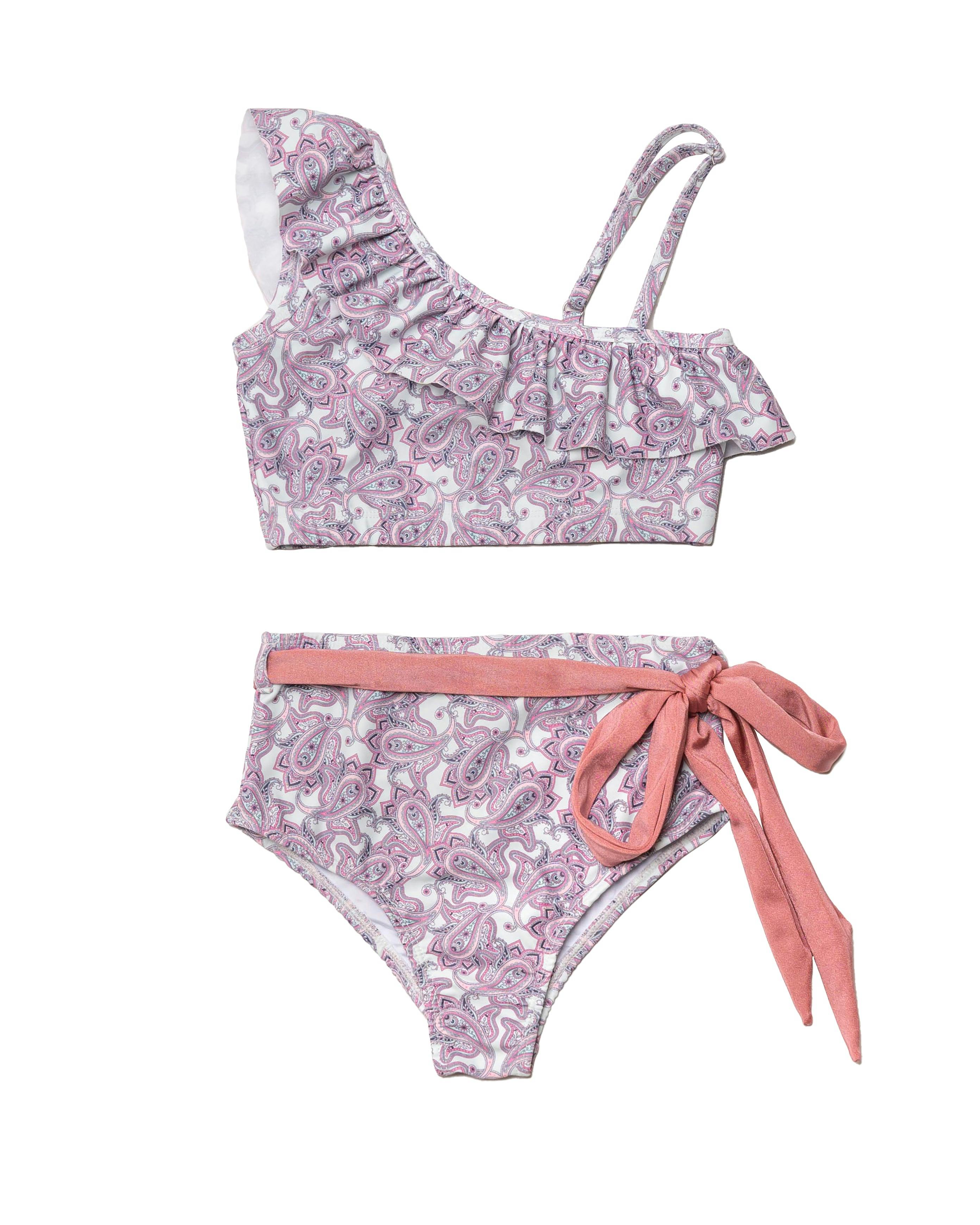 One Shoulder Ruffle Bikini - Mystic Moon