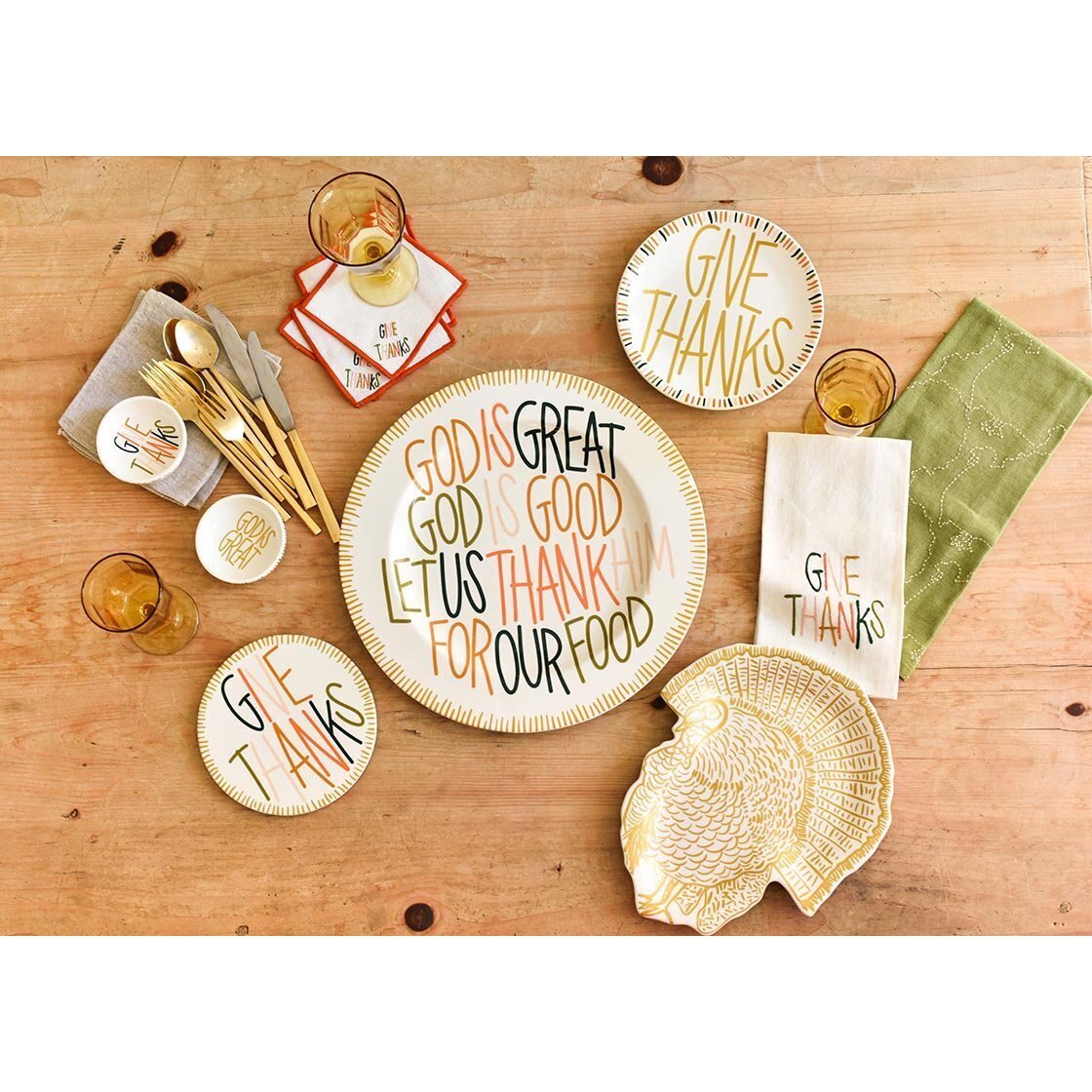 Small Give Thanks Hand Towel