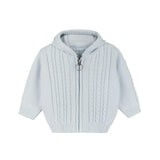Cable Zip Up Hooded Sweater
