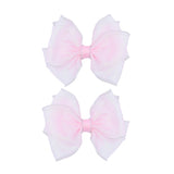 Shimmering Bow Hairclip Set