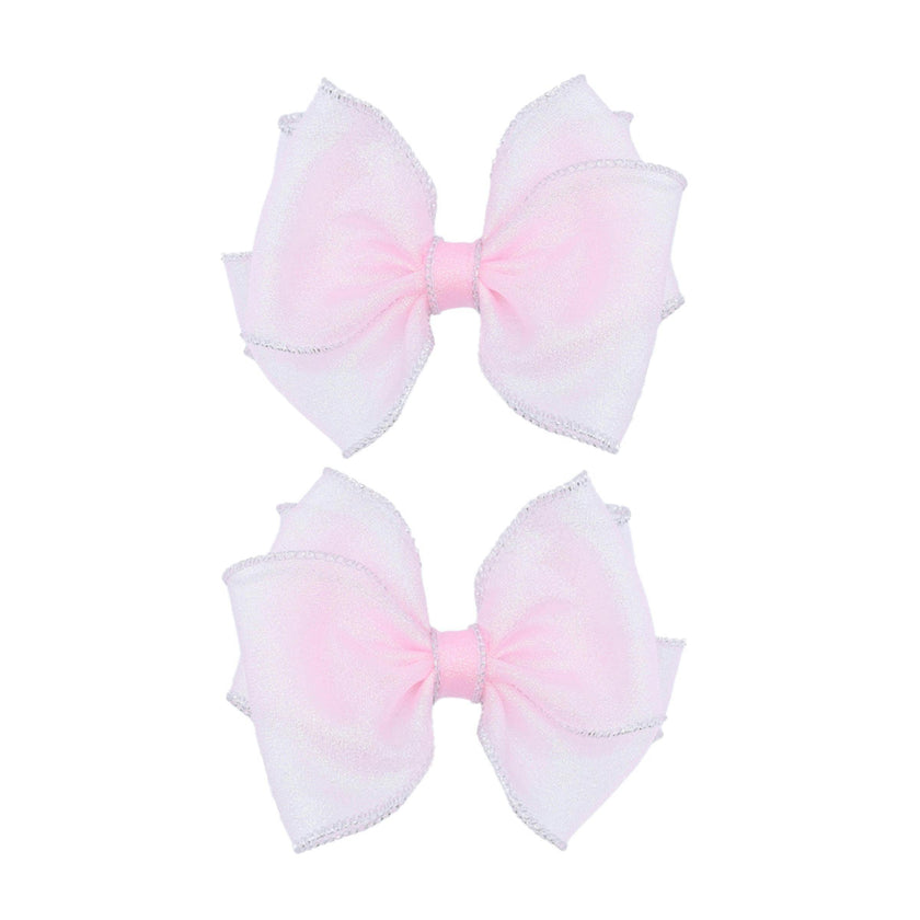 Shimmering Bow Hairclip Set