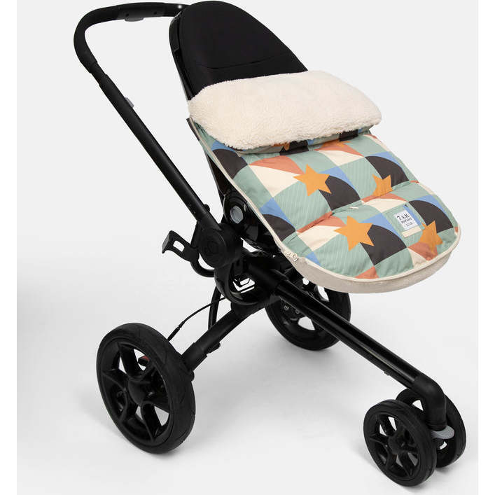 BenjiPOD Print Zipped Footmuff, Multi