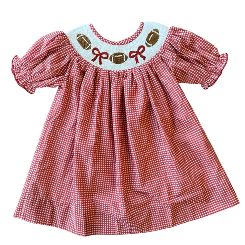 Crimson  Gingham Football  - Kate Dress