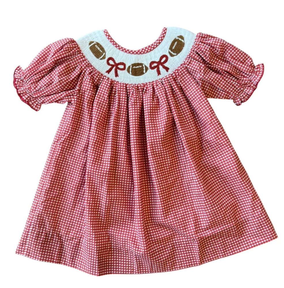 Crimson  Gingham Football  - Kate Dress