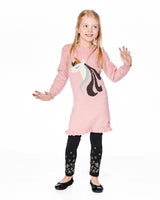 Knitted Dress with Intarsia