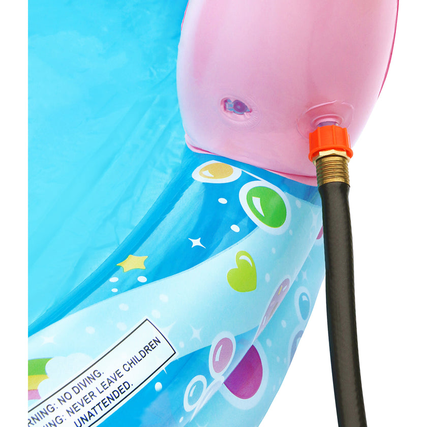 Spray N Splash Pool w/ Inflatable Water Slide