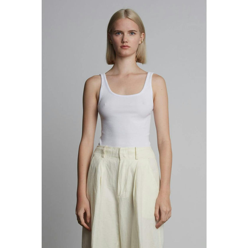MIA RIB TANK | WHITE