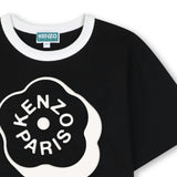 Black Cropped Logo T‑Shirt
