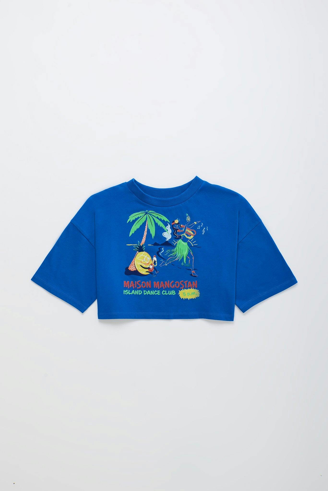 HULA CROP TOP BLUE