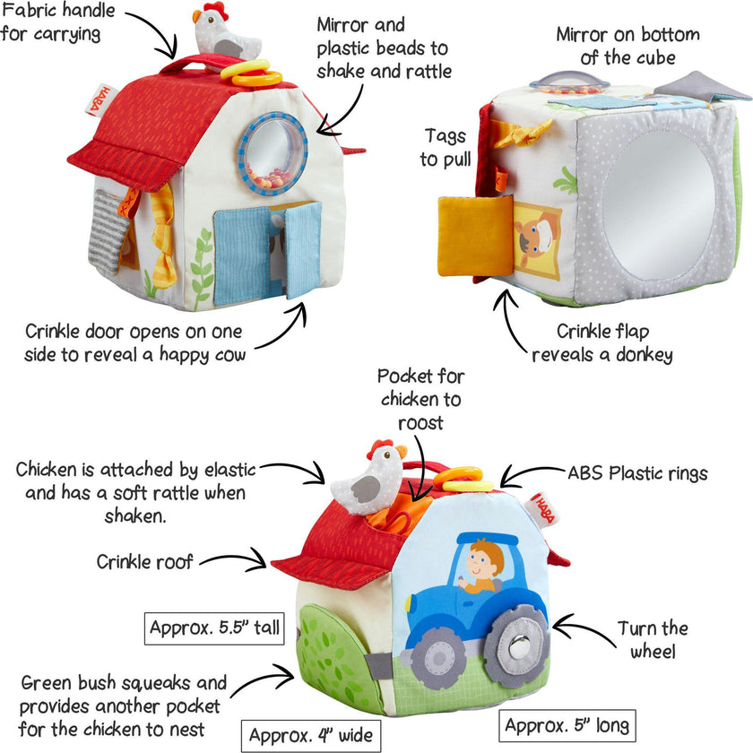 Farmyard Play Cube
