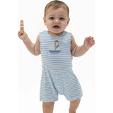 Bubbly Sailboat Stripe - Sleeveless Jon Jon