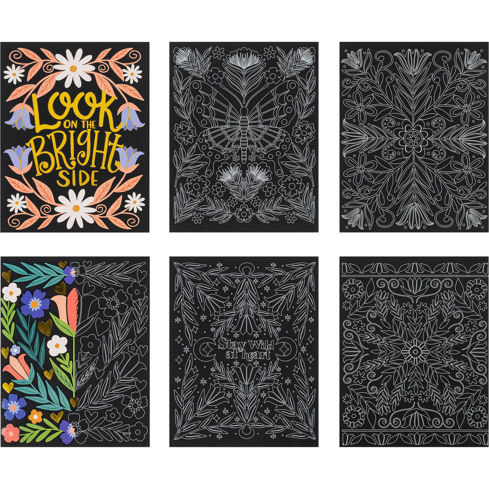 Scratch Art: Paper Pad - Garden