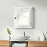 Madison Wooden Medicine Cabinet with Mirrored Door