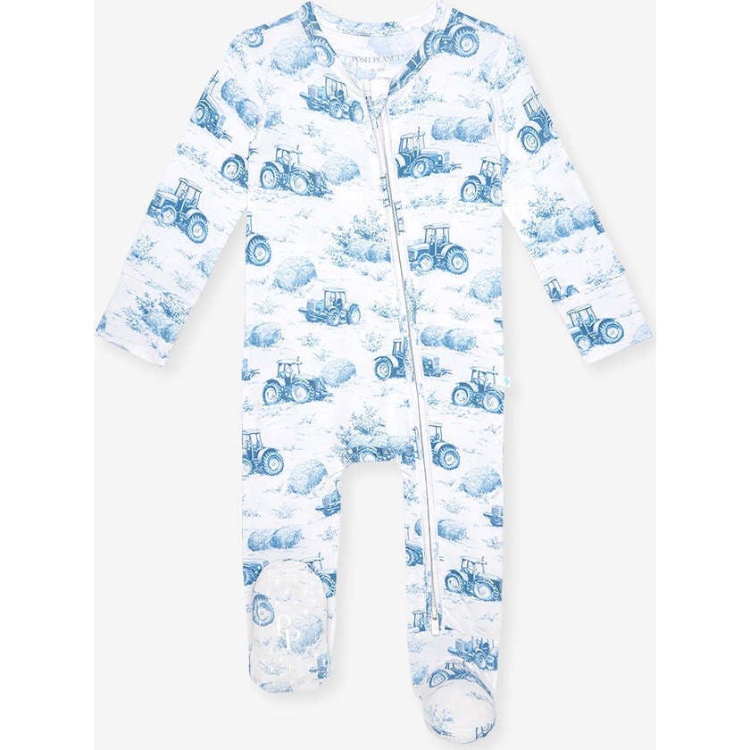 Hudson Footie Zippered One Piece