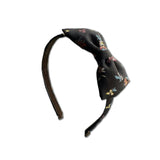 Liberty of London Bow Headband, Brown Floral