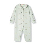 Lil' Stretch Fleece Collar Jumpsuit