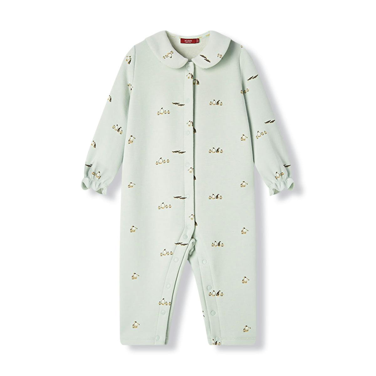Lil' Stretch Fleece Collar Jumpsuit