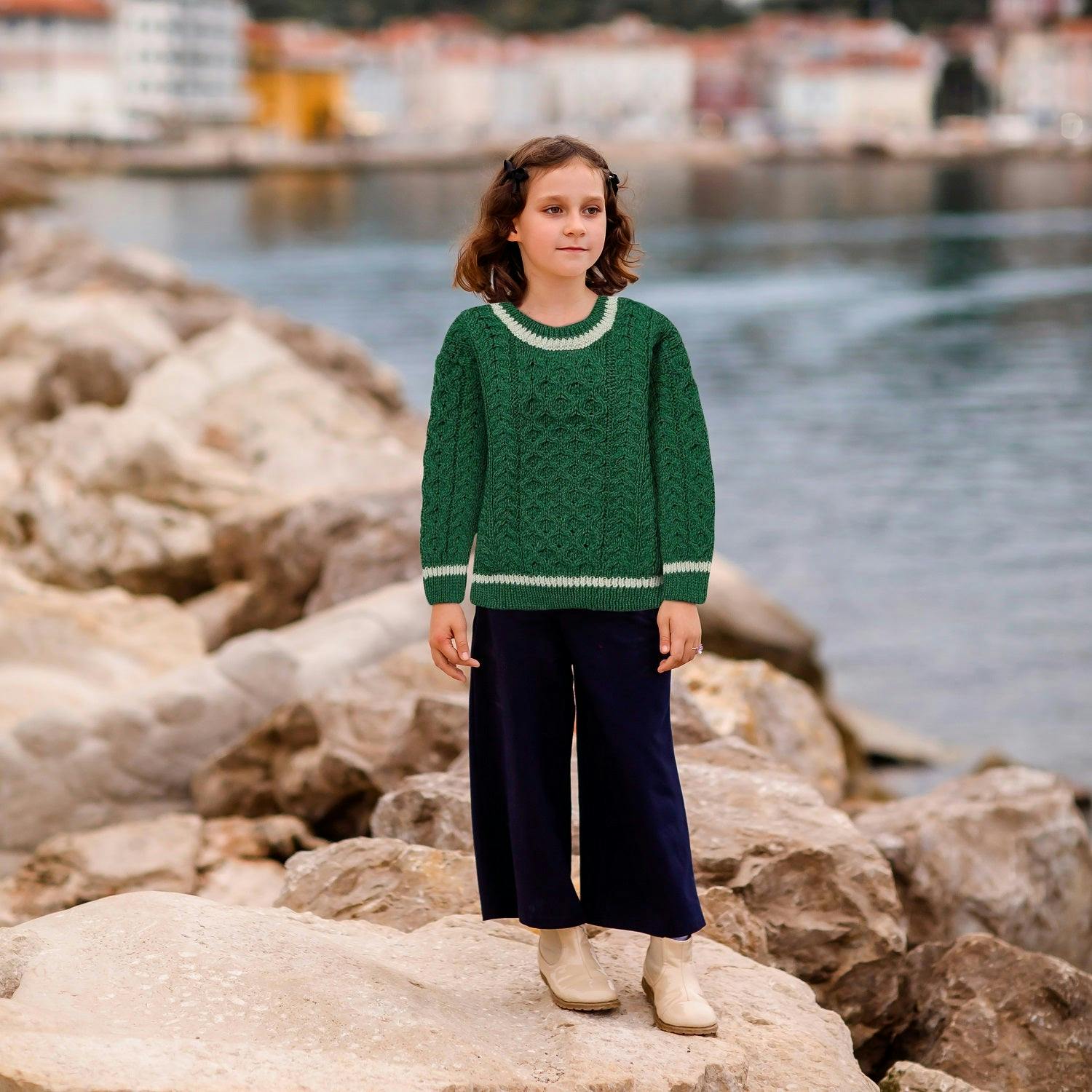 London Days Merino Sweater - Cut Grass