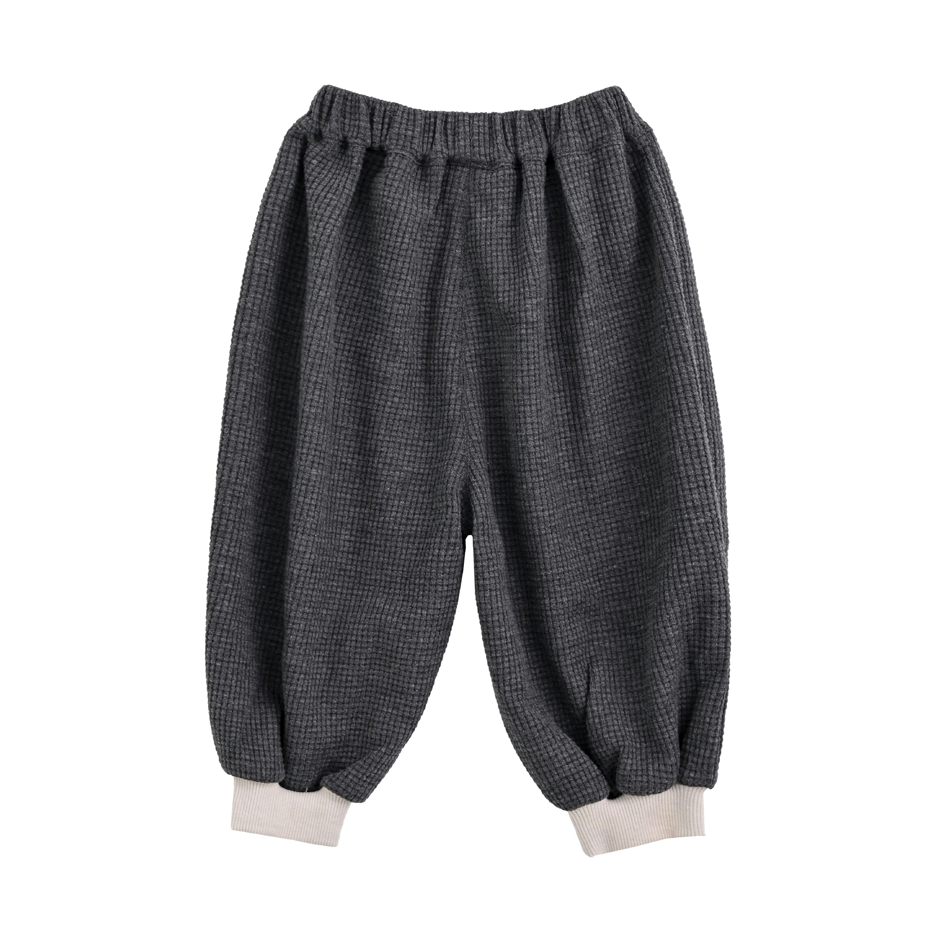 Dark Gray Bear Hoodie Set
