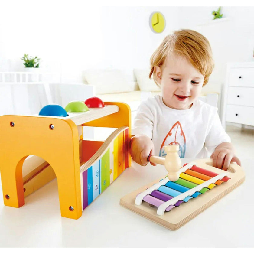 Pound & Tap Bench with Slide Out Xylophone