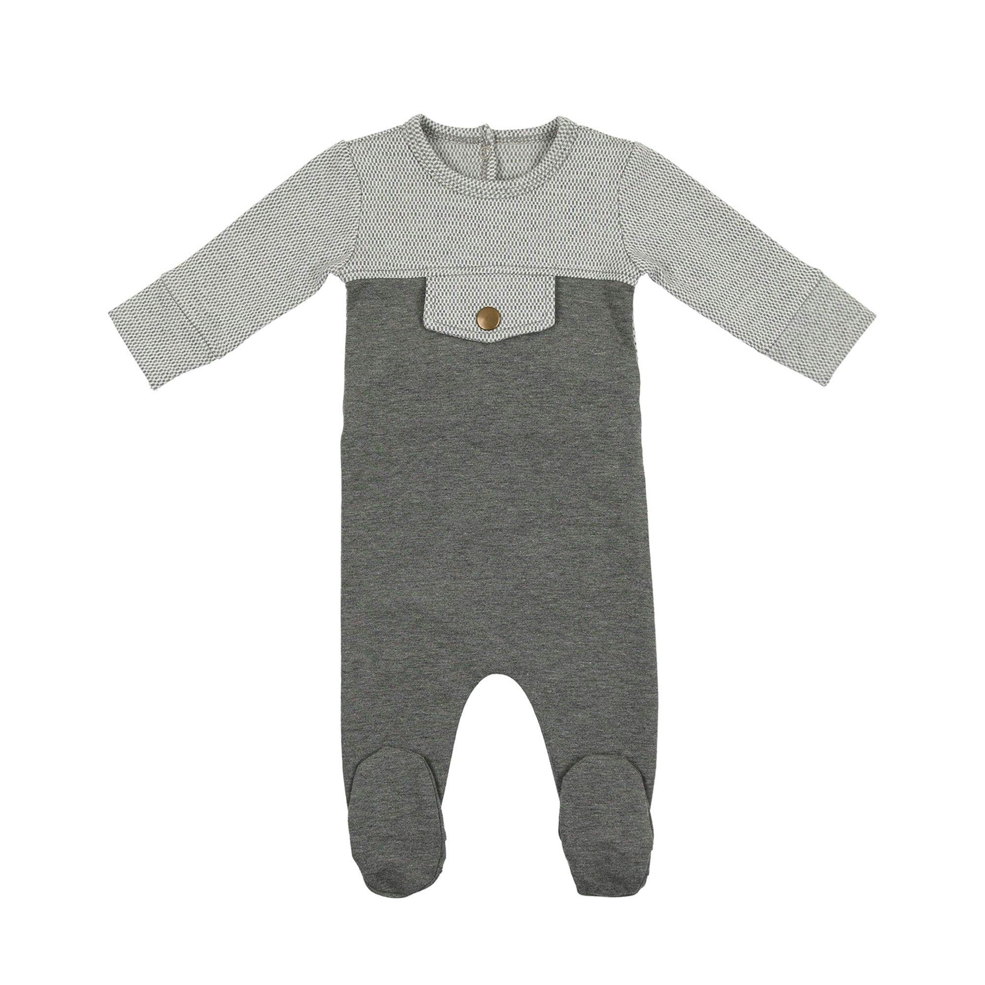 Snap Pocket Long Sleeve Footie