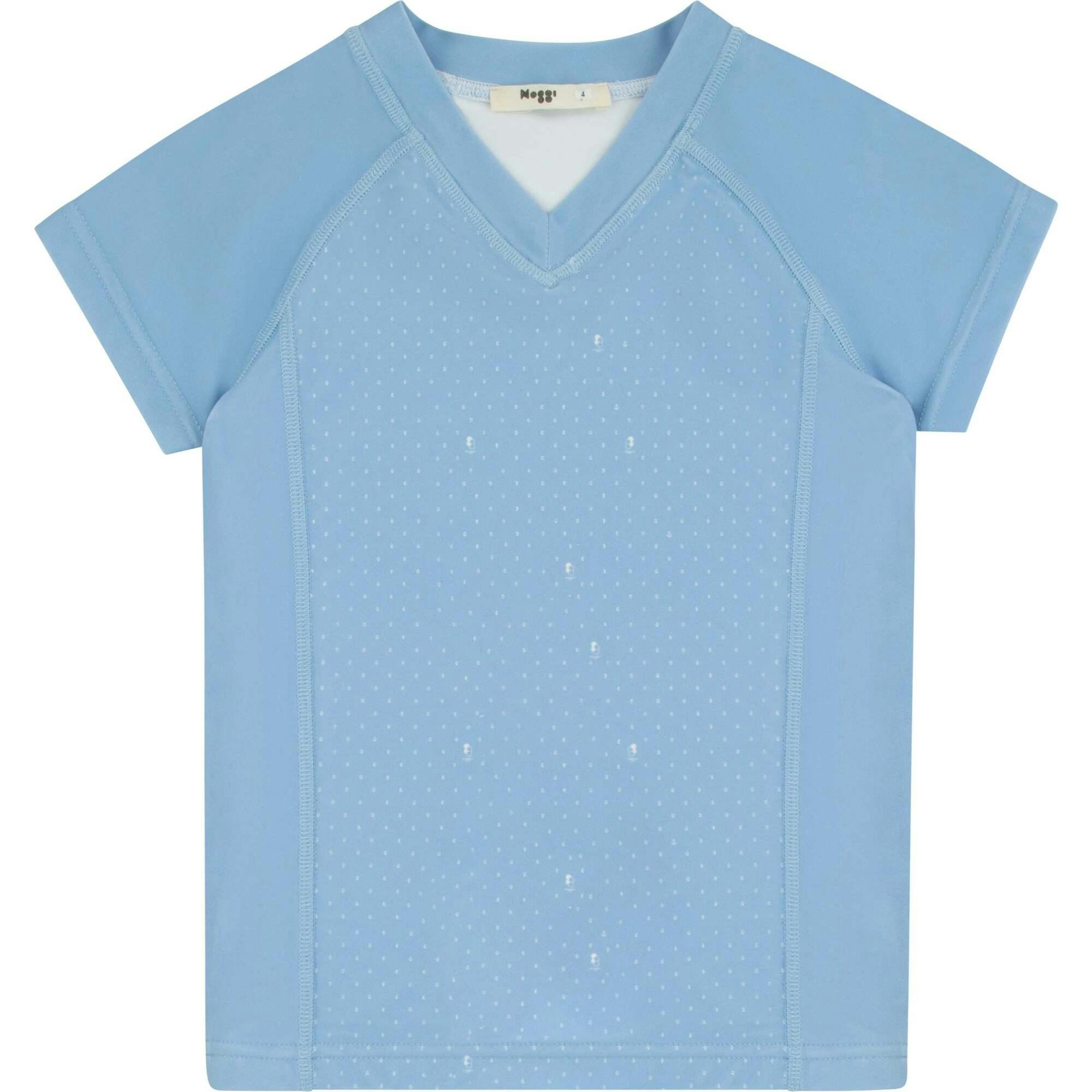 Sea Blue Emblem Rash Guard