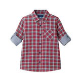 Kids Plaid Double-Facing Buttondown