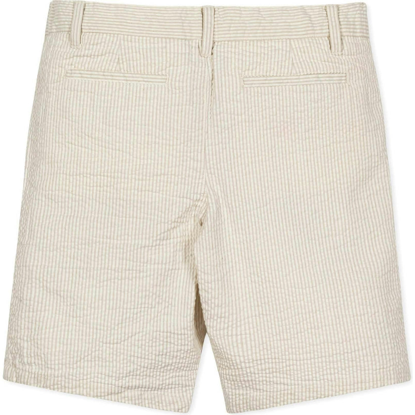 Organic Seersucker Short, Beige