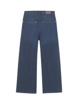 Frankie Low-Slung Wide Leg Jeans | Deep Water