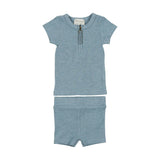 Soft Ribbed Short Set