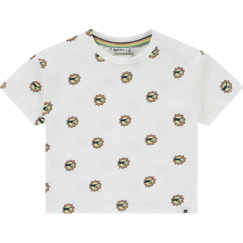 Sun Character Graphic Boxy T-Shirt